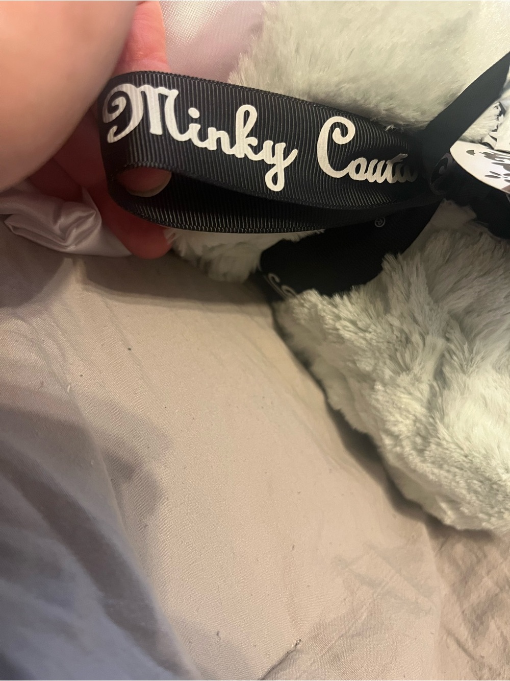 Brand new Minky Couture infant blanket